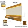 Estante Home para Tv até 90 Polegadas com Led 230cm Soberano Reflecta 100% MDF - 6