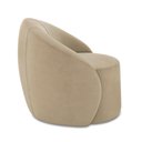 Ver imagem 6 de Poltrona Decorativa Orgânica Giratória Lua Suede D03 - D’Rossi