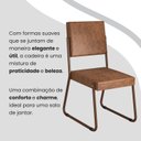 Ver imagem 7 de Conjunto Sala de Jantar Mesa Redonda 100cm Base Omega Tampo MDF Laca com Vidro Napoli Marrom