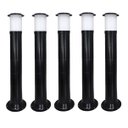 Ver imagem 1 de Poste Balizador Luminária Casa Jardim 75cm Preto Kit 4