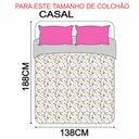 Lençol Avulso Egipicio Casal Micropercal 600 Fios Macio sem Elástico ...