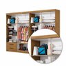 Closet Casal Duplo Lu 8 Portas 4 Gavetas com Espelho - 6