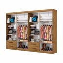 Ver imagem 2 de Closet Casal Duplo Lu 8 Portas 4 Gavetas com Espelho