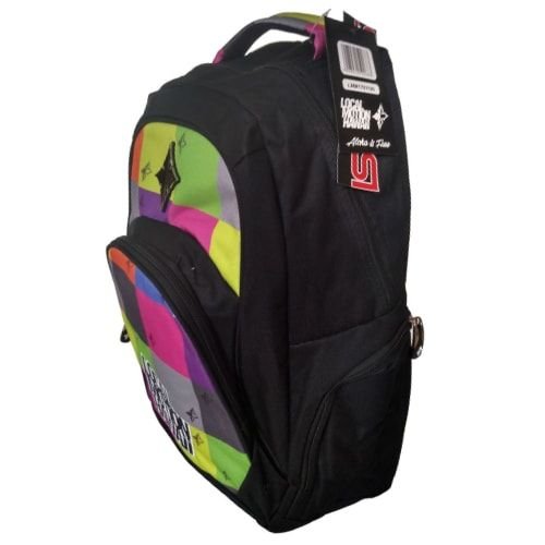 Mochila Universitária LOCAL MOTION Original 4 Compartimentos Reforçadas LMM100 LMM1701100 - 4