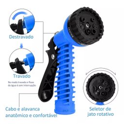 Mangueira Mágica Flexível Jardim 30mt Re128 Snel Home - 13