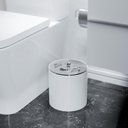 Ver imagem 3 de Lixeira Decorada Branca com Borboleta Azul