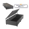Cama Box Baú Solteiro Hellen Colchão Yaris Pillow Top Cinza - 3