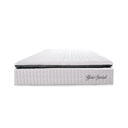 Cama Box Baú Solteiro Hellen Colchão Yaris Pillow Top Cinza - 2
