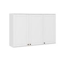 Ver imagem 1 de Armário Aéreo P/ Cozinha Bella 2601 C/ 3 Portas 120cm Branco - Carraro