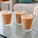 Ver imagem 2 de Canecas Copo Chocolate Xícara Chá Café Vidro 180ml Kit 8pçs