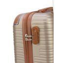 Ver imagem 2 de Conjunto de Malas para Viagem Pk Luxcel C/ 3 Peças + 1 Frasqueira Cor Champanhe