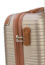 Ver imagem 2 de Conjunto de Malas para Viagem Pk Luxcel C/ 3 Peças + 1 Frasqueira Cor Champanhe