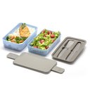 Ver imagem 2 de Marmita Prática G Com Talheres - 898: Rosa