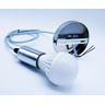 3 Kit Lustre Pendente Cromado Vintage Retro Edison + 3 Lampada Led Bulbo 9w Branco Frio - 2