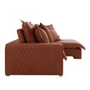 Ver imagem 7 de Sofá Retrátil e Reclinável 2 Lugares 210cm Corino Zeus Yescasa