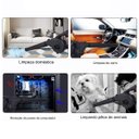 Ver imagem 4 de Soprador Aspirador sem Fio Bateria Recarregavel Potente Folhas Limpeza Detritos Quintal Jardim Sujei