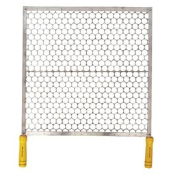 Grelha em Inox com Cabo de Madeira 50x30cm - 2195 - Mse - 1