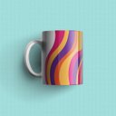 Ver imagem 1 de Cores fluidas - Caneca de qualidade premium