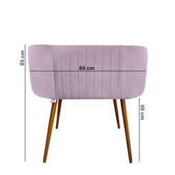Mini Berço Moises Suede Rosa Bebê - D'classe Decor - 5
