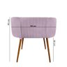 Mini Berço Moises Suede Rosa Bebê - D'classe Decor - 5