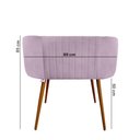 Ver imagem 5 de Mini Berço Moises Suede Rosa Bebê - D'classe Decor