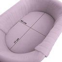 Ver imagem 6 de Mini Berço Moises Suede Rosa Bebê - D'classe Decor