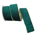 Ver imagem 1 de Fita Aramada Veludo Verde Comprimento 9.14m