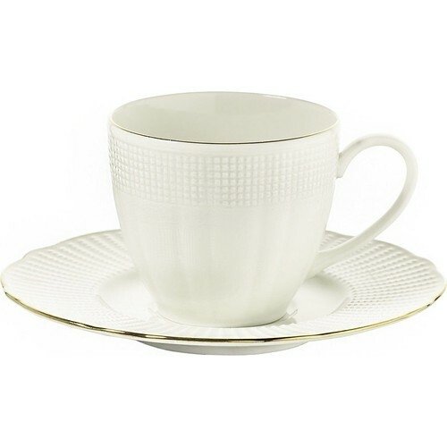 Xicaras de Café Otomano Ilay Ouro 12 Peças / Bone Porcelana