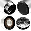 Ver imagem 4 de Garrafa Térmica Inox 500ml Quente Frio Tampa Branco Nº16