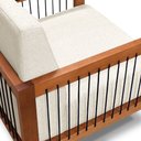 Ver imagem 7 de Kit 2 Poltronas Sala de Estar Pés Madeira Maciça Corda Náutica Preta 75cm Manila Linho Off White Rús