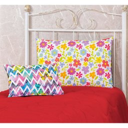 Colcha Solteiro Juvenil Infantil Edredom 4 Peças Vermelho - 4