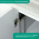 Ver imagem 4 de Torre Quente 72 cm 2 Portas 2 Gavetas C351 Branco HP Nature Henn