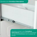 Ver imagem 5 de Torre Quente 72 cm 2 Portas 2 Gavetas C351 Branco HP Nature Henn