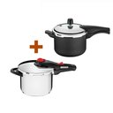 Ver imagem 1 de KIT - Panela de pressão 6L Aço linha solar + Panela de pressão 4,5L Vancouver Grafite -