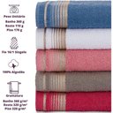 Ver imagem 3 de Jogo com 2 Toalhas Luxury Soft Beka 360 G-m² 1 Banho + 1 Rosto Luxo Branco