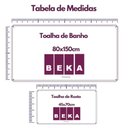 Ver imagem 2 de Jogo com 2 Toalhas Luxury Soft Beka 360 G-m² 1 Banho + 1 Rosto Luxo Branco