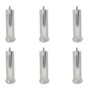 Ver imagem 3 de Kit para Cama Box com 6 Pes Cromados Altura 13cm