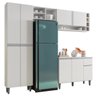 Cozinha Completa Modulada 4 Peças Vanessa Branco Ajl Móveis - 1