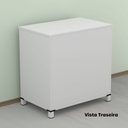 Ver imagem 4 de Mapoteca 10 Gavetas MAP10 120,4cm x 122,3cm Aço Cinza/Branco