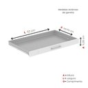 Ver imagem 7 de Mapoteca 10 Gavetas Map10 120,4cm X 122,3cm Aço