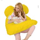 Ver imagem 4 de Almofada Extra Grande P/grávida Dormir De Lado Envio Rápido - Amarelo