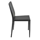 Ver imagem 2 de Cadeira Amanda 6606 em Metal Pvc Preto - 23869