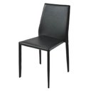 Ver imagem 1 de Cadeira Amanda 6606 em Metal Pvc Preto - 23869