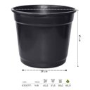 Ver imagem 3 de Vaso Comum Redondo 09 (65l) Preto Nutriplan