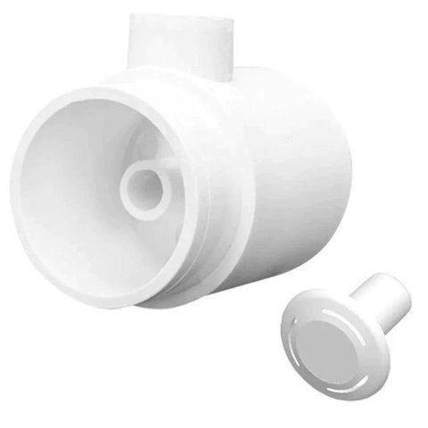 Jato Canhão de Hidromassagem Dispositivo para Piscina em Abs Brustec com Válvula de Ar