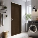 Ver imagem 1 de Porta de Aluminio Laminada 215x85cm Pratica - Cor: Bronze