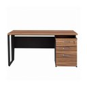 Ver imagem 6 de Escrivaninha Mesa Escritório 150cm 3 Gavetas Flex Multimóveis CR25322