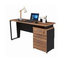 Ver imagem 2 de Escrivaninha Mesa Escritório 150cm 3 Gavetas Flex Multimóveis CR25322