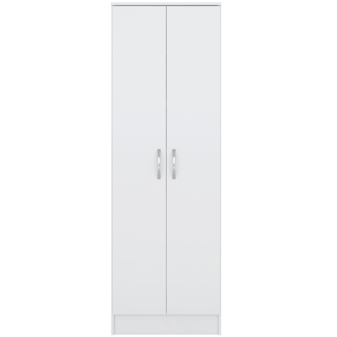 Sapateira Armário Multiuso Alto 2 Portas Gold Branco