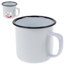 Ver imagem 2 de Caneca Esmaltada Retro 350ml Branca Vintage Jogo 12 Pcs